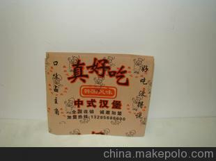 一次性紙袋食品袋，防潮防油淋膜通用袋，開窗牛皮紙袋