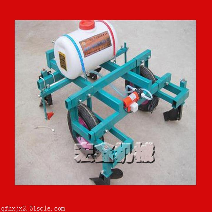 玉米谷子播種覆膜機(jī) 玉米覆膜機(jī)視頻 手扶帶動(dòng)播種覆膜機(jī)