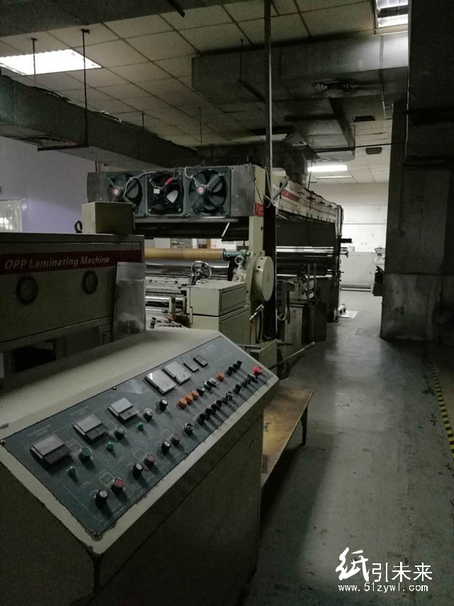 過膠機臺益，1200MM寬