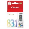 佳能(CANON) CL-831 彩色墨盒 適用于ip1180 ip1880 ip1980 ip2580 ip2680 mp145 mp198 mp218 mp228 mp476 mx308 mx318 打印量205頁