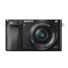 索尼（SONY）ILCE-6000L APS-C微單數(shù)碼相機(jī)標(biāo)準(zhǔn)套裝 CMOS傳感器 APS-C畫幅23.5x15.6mm 約2430萬有效像素 3.0英寸液晶屏 無內(nèi)置存儲 含E PZ 16-50mm F3.5-5.6 OSS鏡頭 一年保修 黑色