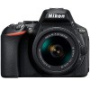 尼康（Nikon）D5600 單反套機 約2416萬有效像素 3.2英寸液晶屏 自動對焦 無內置存儲 含AF-P DX 尼克爾 18-55mm f/3.5-5.6G VR 防抖鏡頭 含相機包 一年保修 黑色